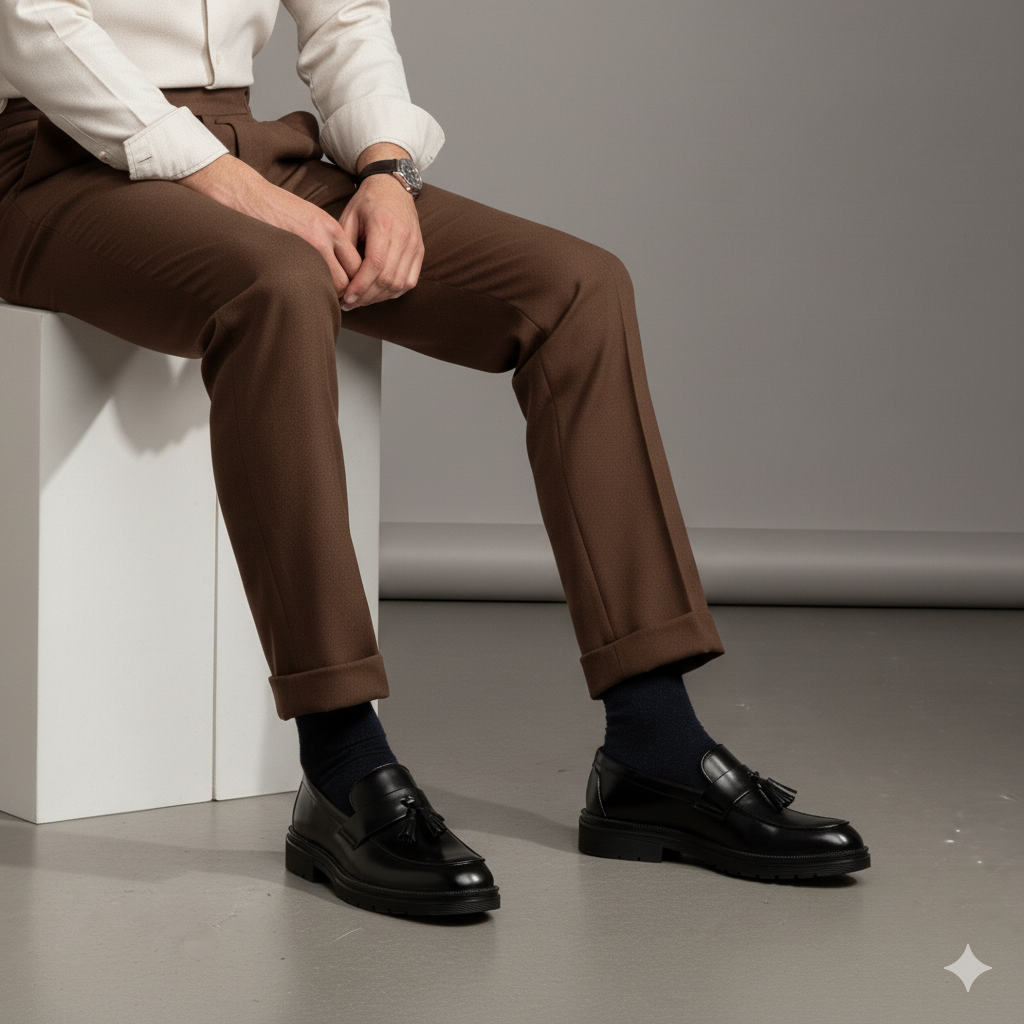 Scarpe da Uomo in Pelle Tipo Brogue per la Primavera e l’Autunno, Eleganti e Formali