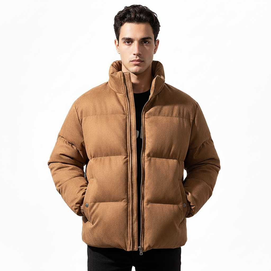 Cappotto Invernale Imbottito in Cotone Caldo e Spesso
