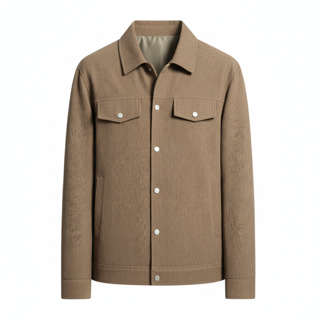Giacca alla Moda Casual Corta in Stile Utility
